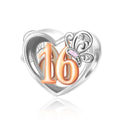 Amarante Jewelry 16th Birthday Butterfly Heart Charm
