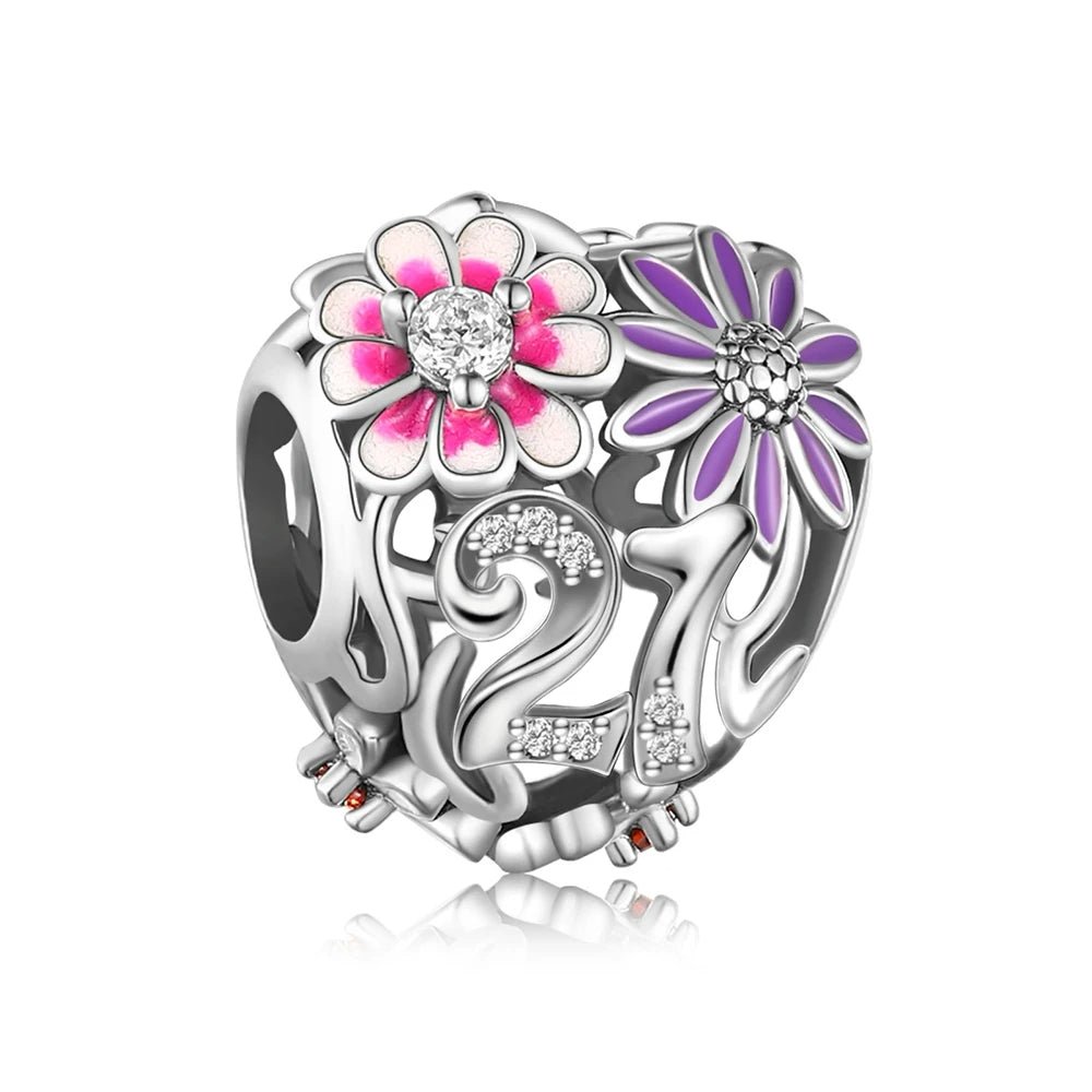 Amarante Jewelry 21st Birthday Bloom Charm
