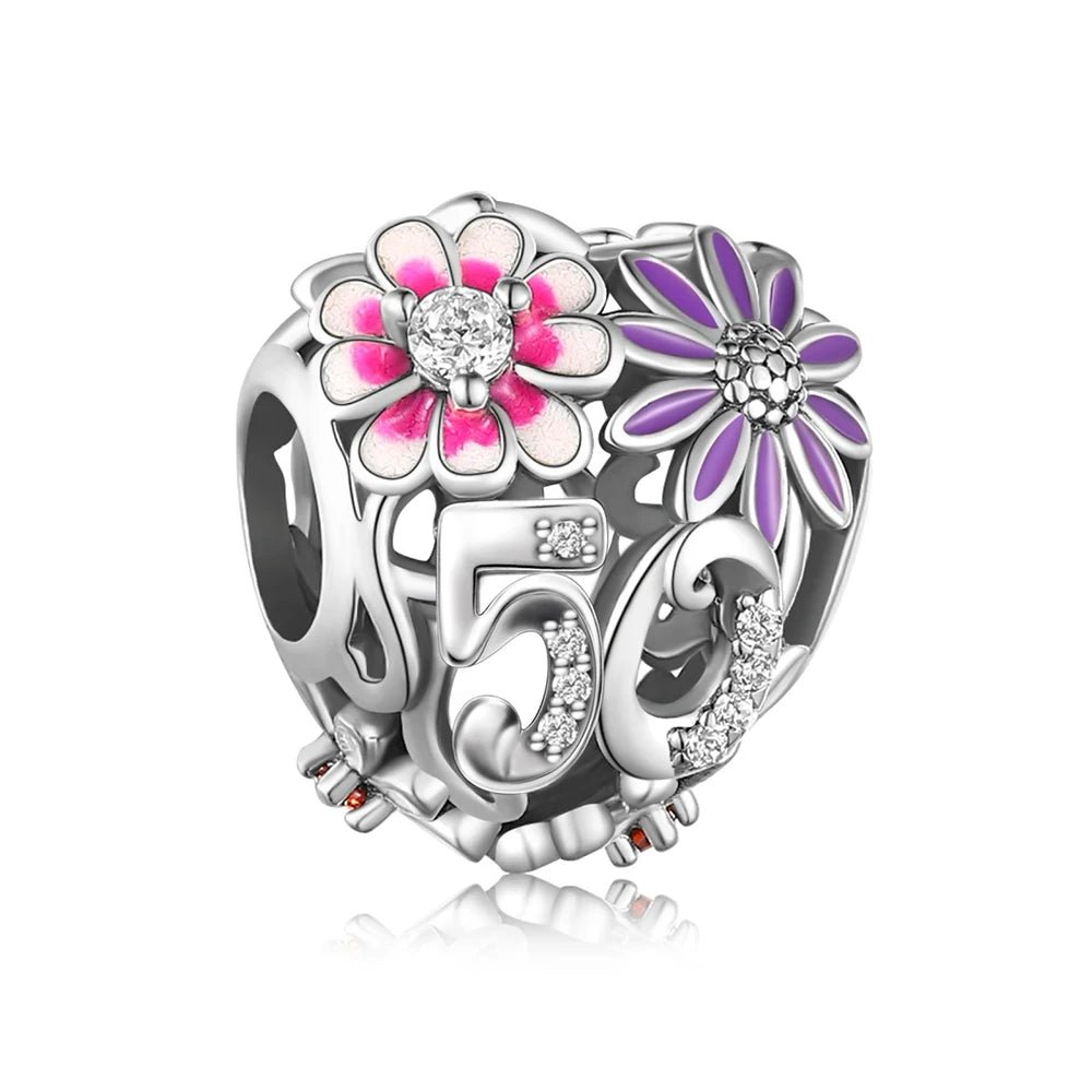 Amarante Jewelry 50th Birthday Bloom Charm