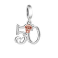 Amarante Jewelry50th Celebration Dangle Charm