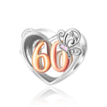 Amarante Jewelry 60th Birthday Butterfly Heart Charm