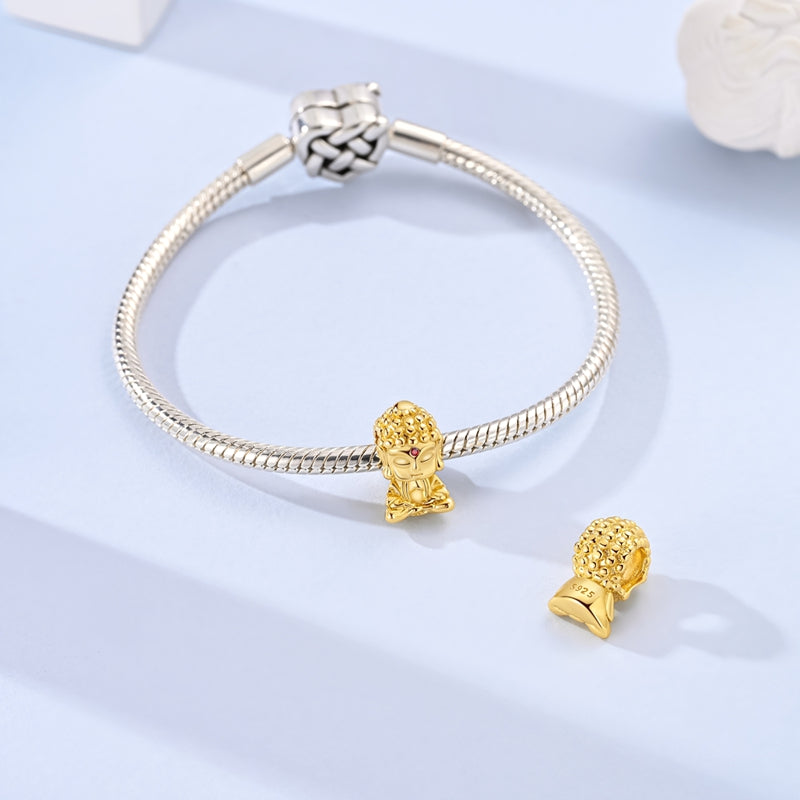 Gold Buddha Charm