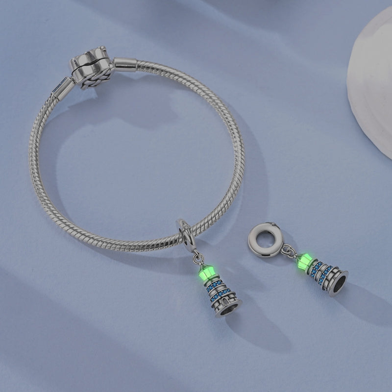 Glowing Lighthouse Dangle Charm