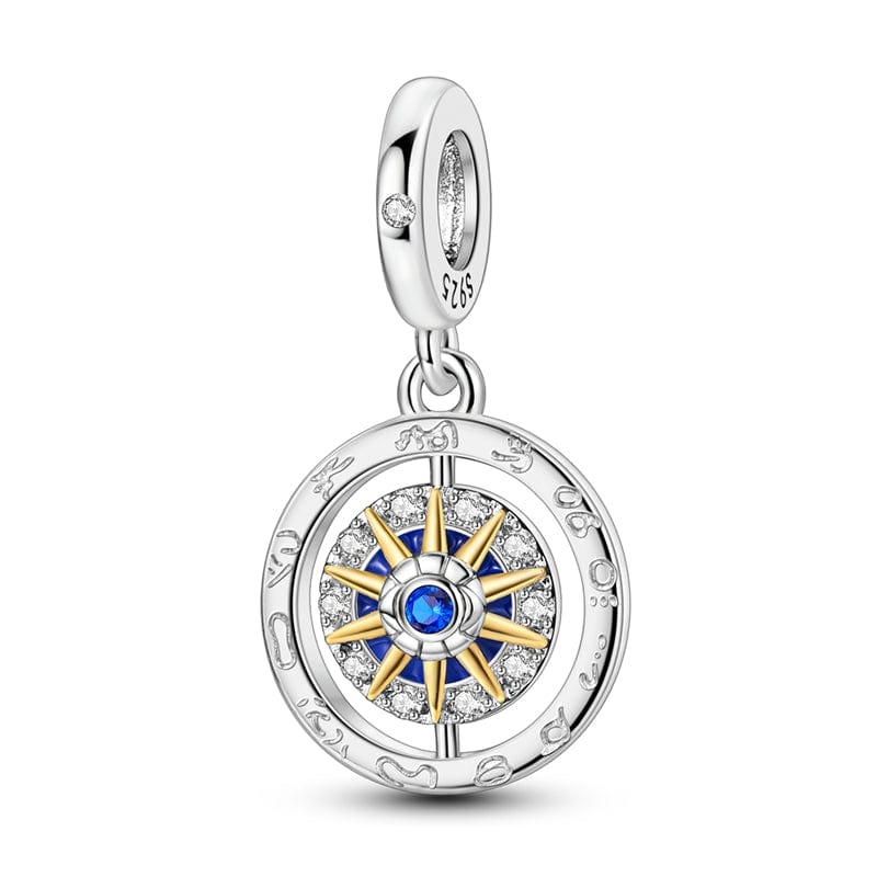 Spinning Compass Dangle Charm