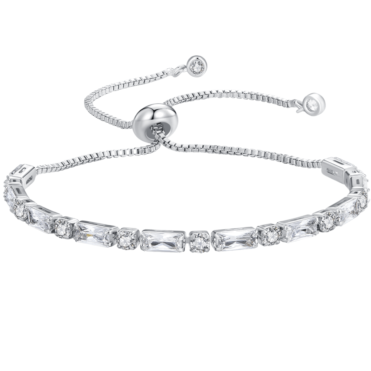 Amarante Jewelry Adjustable Mixed - Cut Crystal Bracelet