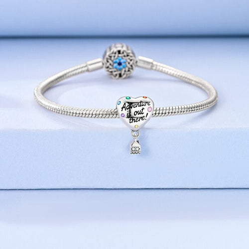 Amarante Jewelry Adventure Is Out There Heart & Balloon Dangle Charm