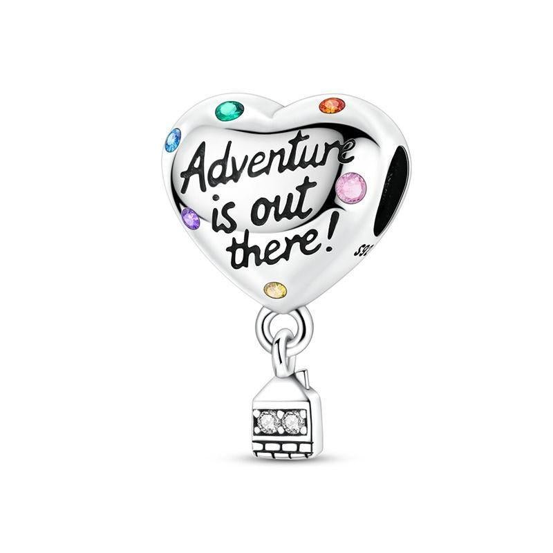 Amarante Jewelry Adventure Is Out There Heart & Balloon Dangle Charm