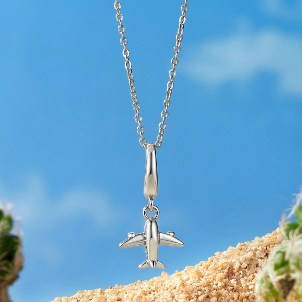 Amarante Jewelry Airplane Dangle Charm