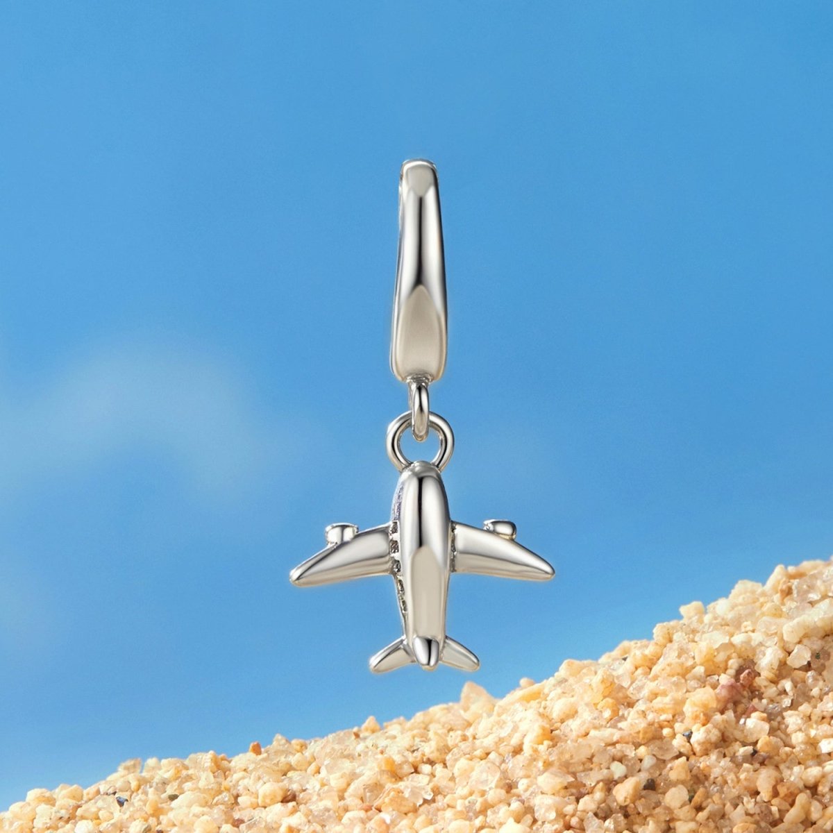 Amarante Jewelry Airplane Dangle Charm