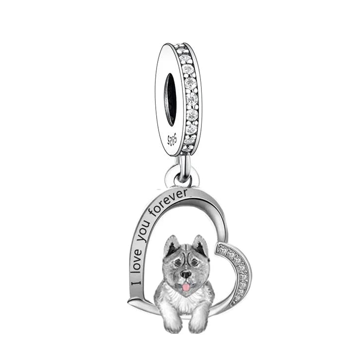 Amarante Jewelry Akita Inu Dog Charm