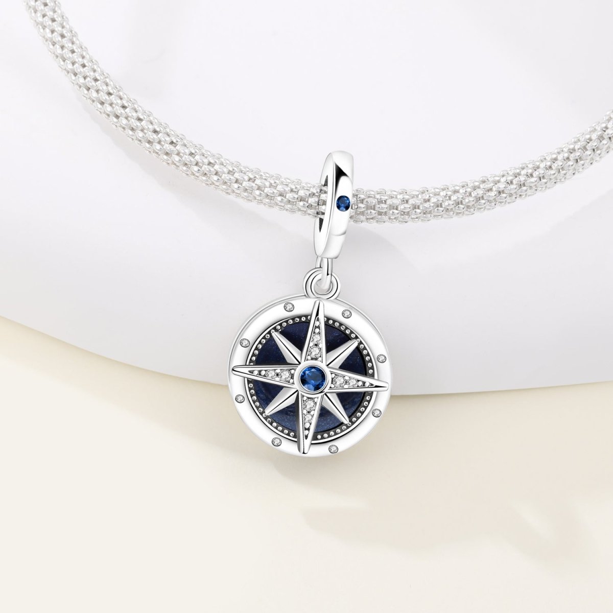 Amarante Jewelry Always Follow Your Heart Compass Dangle Charm
