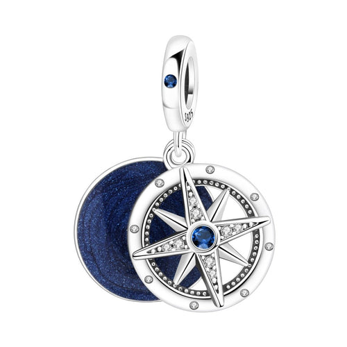 Amarante Jewelry Always Follow Your Heart Compass Dangle Charm