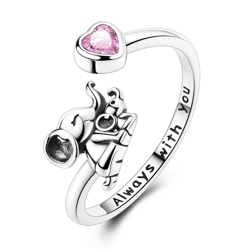 Amarante Jewelry Always With You Elephant Heart Ring