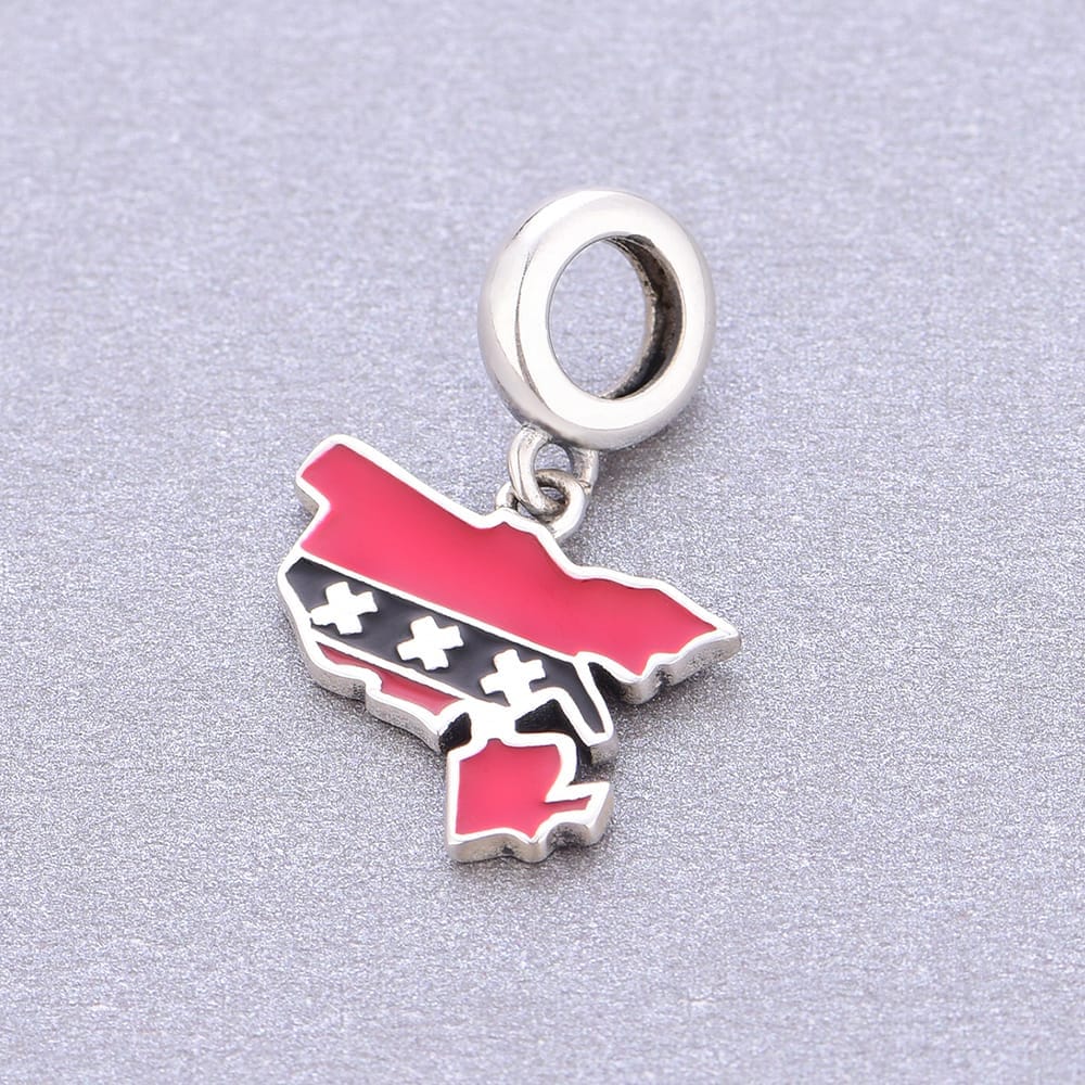 Amarante Jewelry Amsterdam Map Dangle Charm