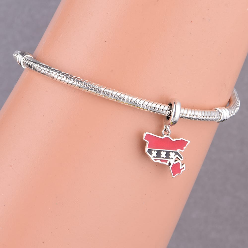 Amarante Jewelry Amsterdam Map Dangle Charm