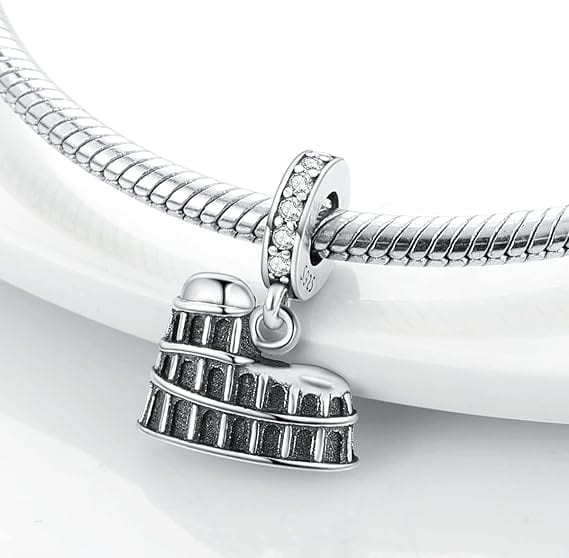Amarante Jewelry Ancient Rome Colosseum Dangle Charm