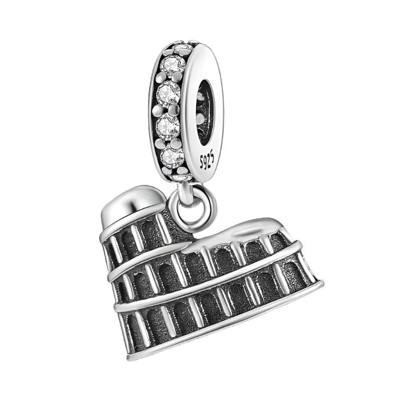 Amarante Jewelry Ancient Rome Colosseum Dangle Charm