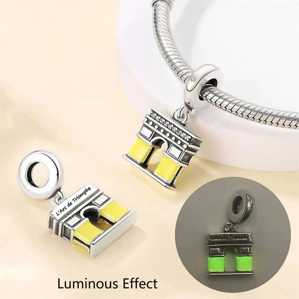 Amarante Jewelry Arc de Triomphe Luminous Dangle Charm
