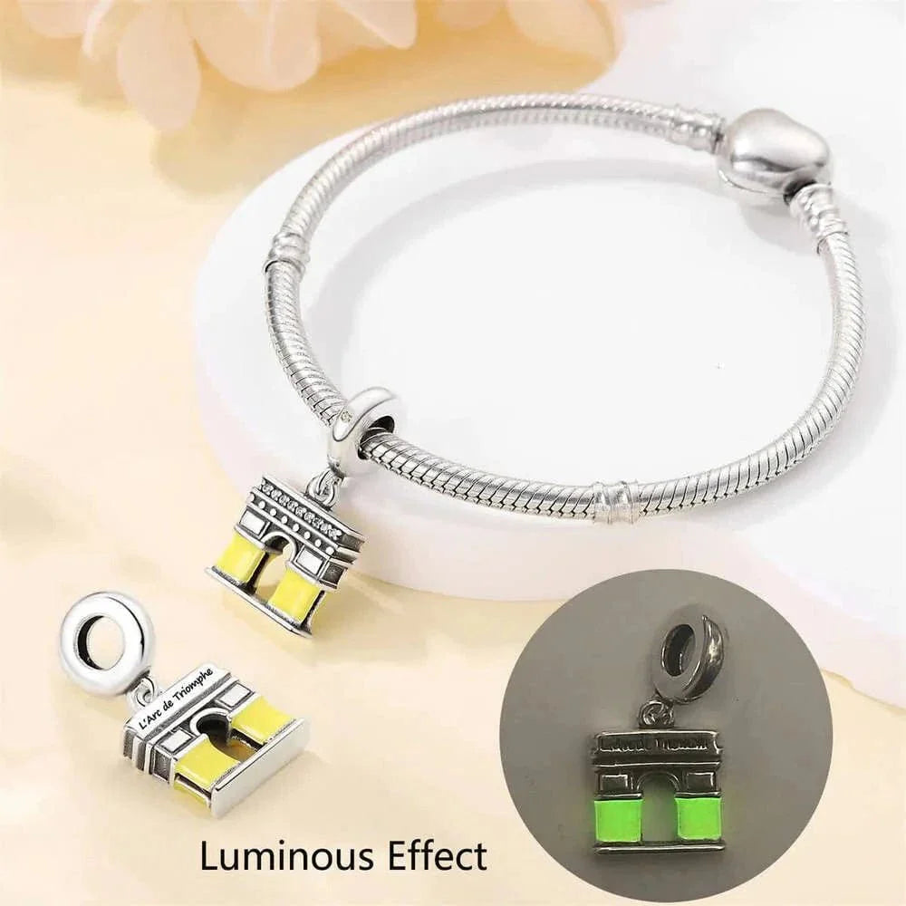 Amarante Jewelry Arc de Triomphe Luminous Dangle Charm