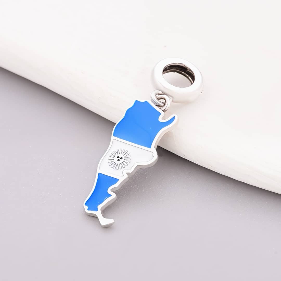 Amarante Jewelry Argentina Map Dangle Charm