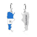 Amarante Jewelry Argentina Map Dangle Charm