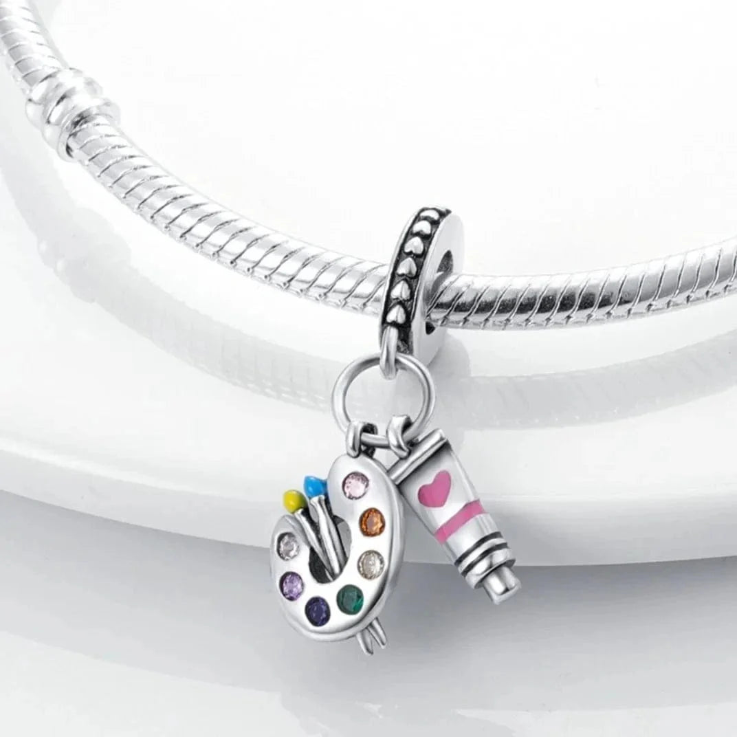Amarante Jewelry Artist`s Palette Dangle Charm
