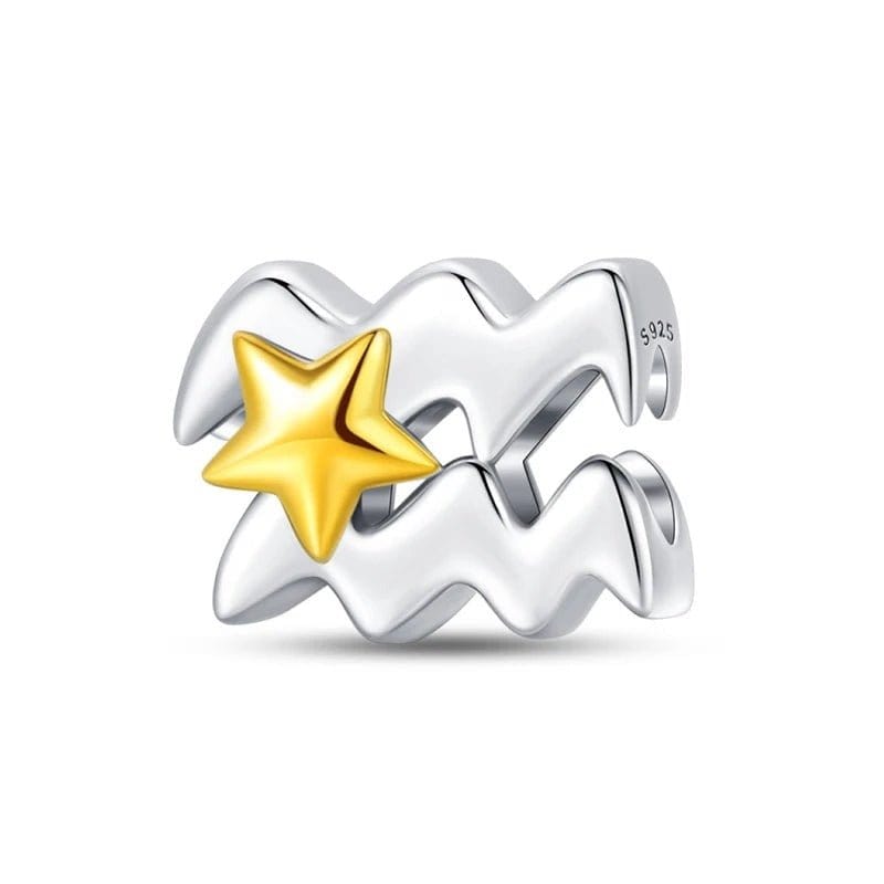 Amarante Jewelry Gold Star Astrology Signs Zodiac Constellation Charms