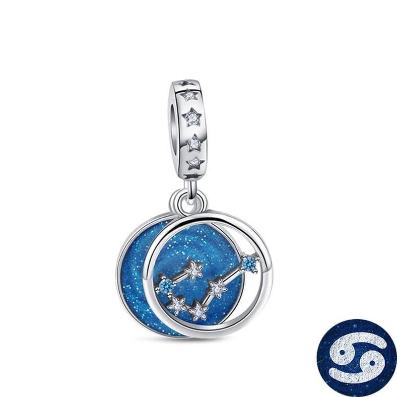 Amarante Jewelry Blue Galaxy Astrology Signs Zodiac Constellation Charms