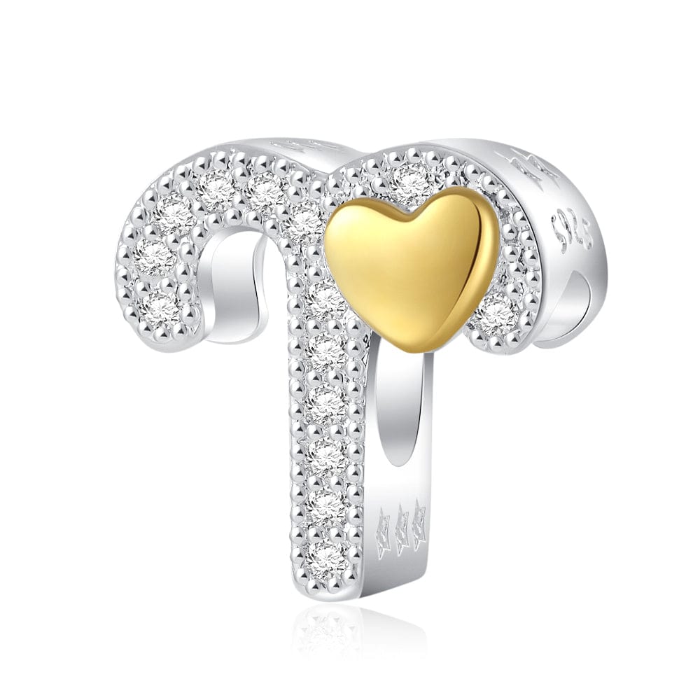 Amarante Jewelry Gold Heart & Pavé Crystals Astrology Signs Zodiac Constellation Charms