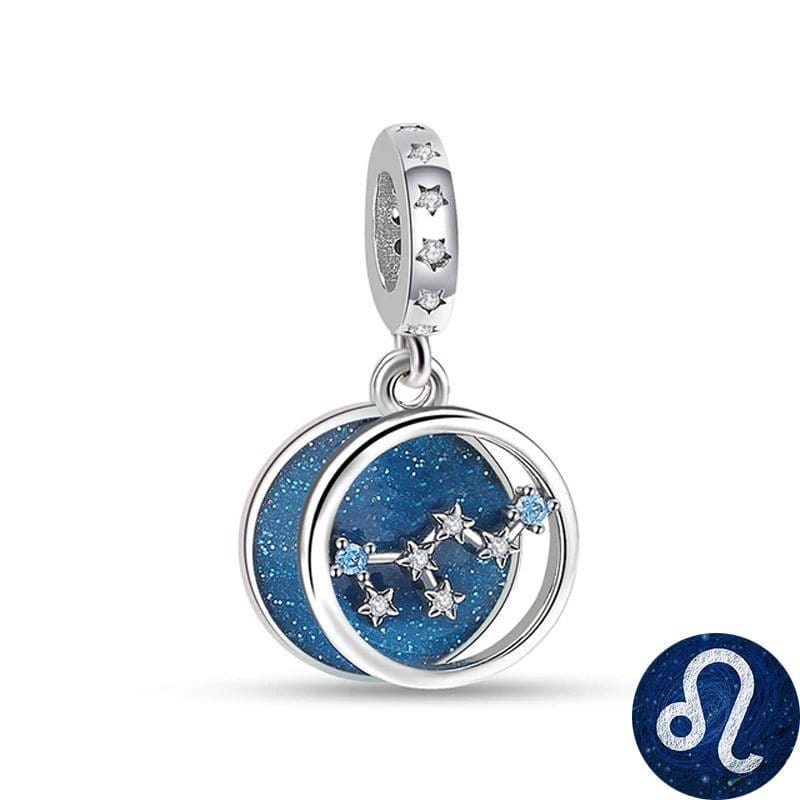Amarante Jewelry Blue Galaxy Astrology Signs Zodiac Constellation Charms