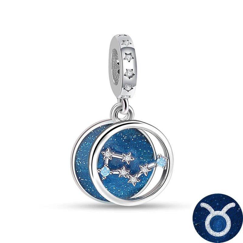 Amarante Jewelry Blue Galaxy Astrology Signs Zodiac Constellation Charms