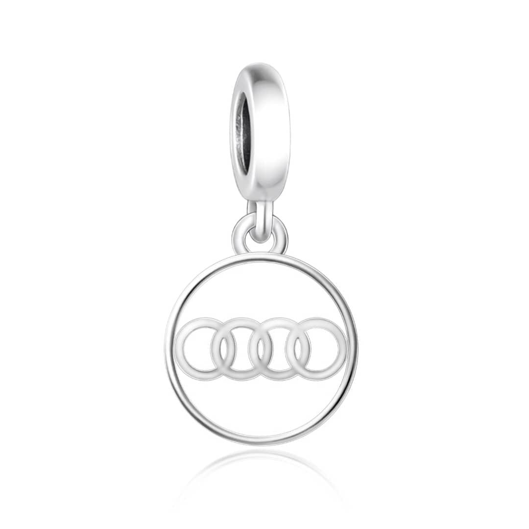 Amarante Jewelry Audi Logo Dangle Charm