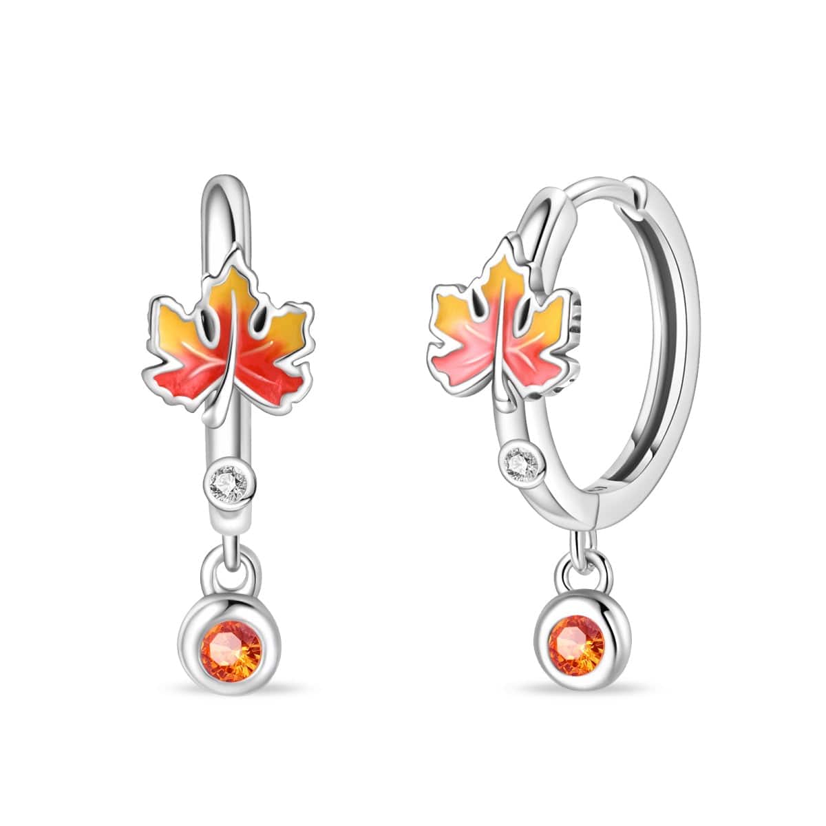 Amarante Jewelry Autumn Glow Maple Leaf Earrings