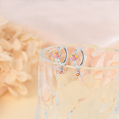 Amarante Jewelry Autumn Glow Maple Leaf Earrings