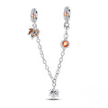 Amarante Jewelry Autumn Maple Leaf Safety Chain