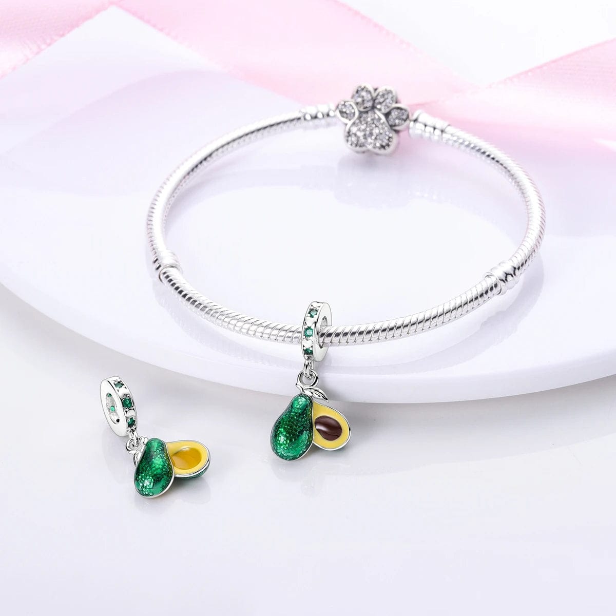 Amarante Jewelry Avocado Double Dangle Charm
