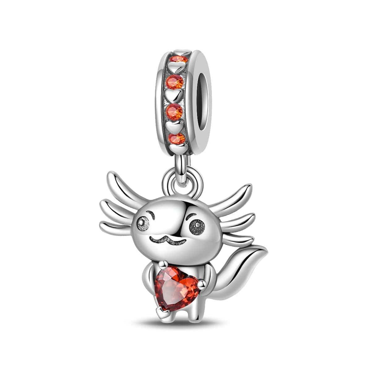 Amarante Jewelry Axolotl Love Dangle Charm