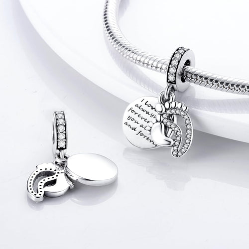 Amarante Jewelry Baby Foot Mom Love Charm