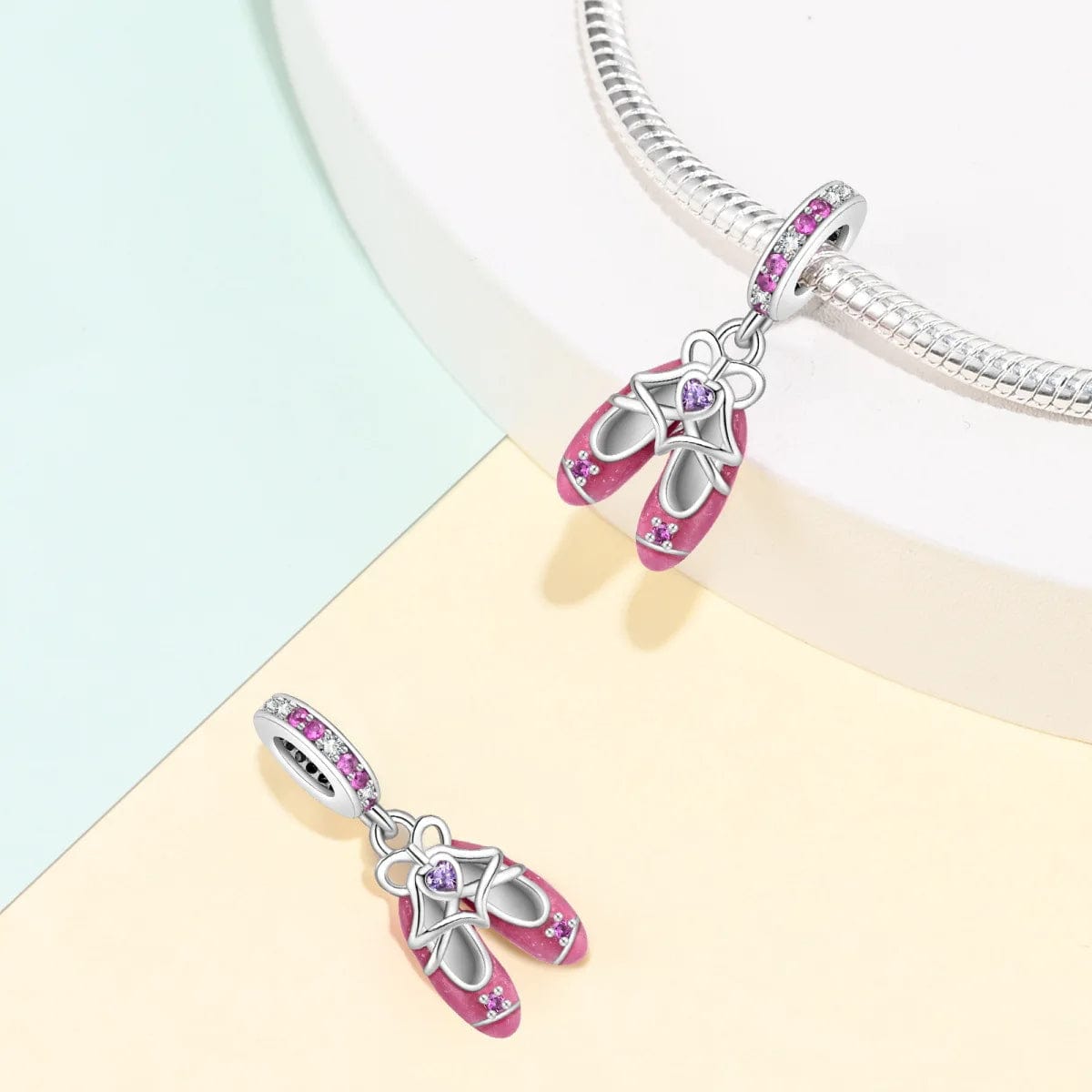 Amarante Jewelry Barbie Ballet Shoes Charm