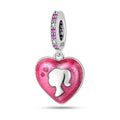 Amarante Jewelry Barbie Pink Heart Charm