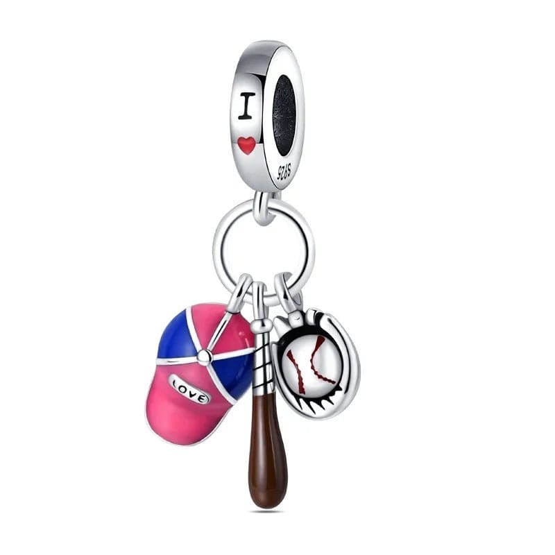 Amarante Jewelry BaseBall Hat Dangle Charm