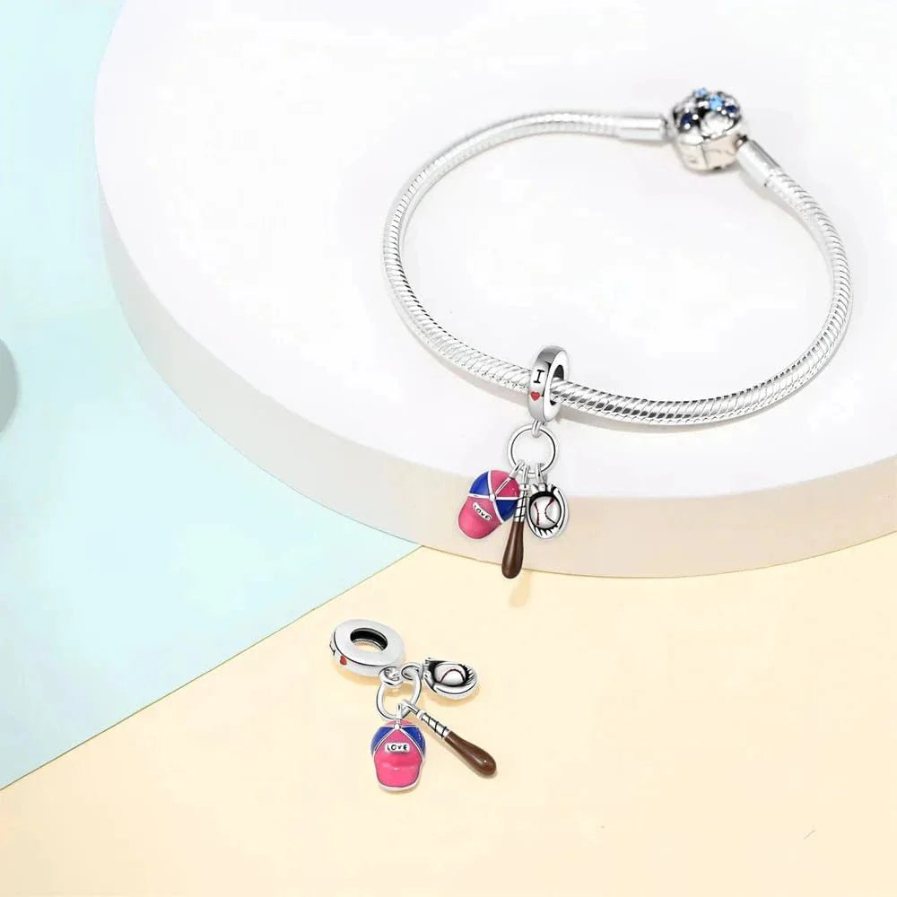 Amarante Jewelry BaseBall Hat Dangle Charm