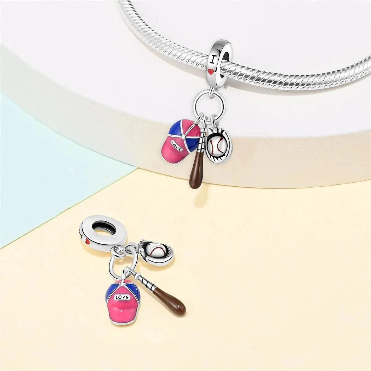 Amarante Jewelry BaseBall Hat Dangle Charm