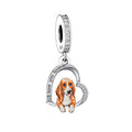 Amarante Jewelry Basset Hound Dog Charm