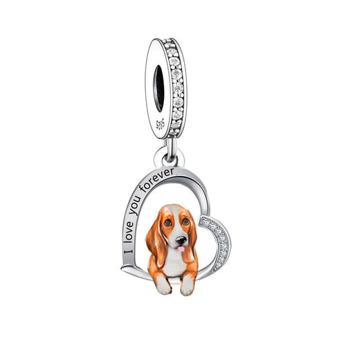 Amarante Jewelry Basset Hound Dog Charm