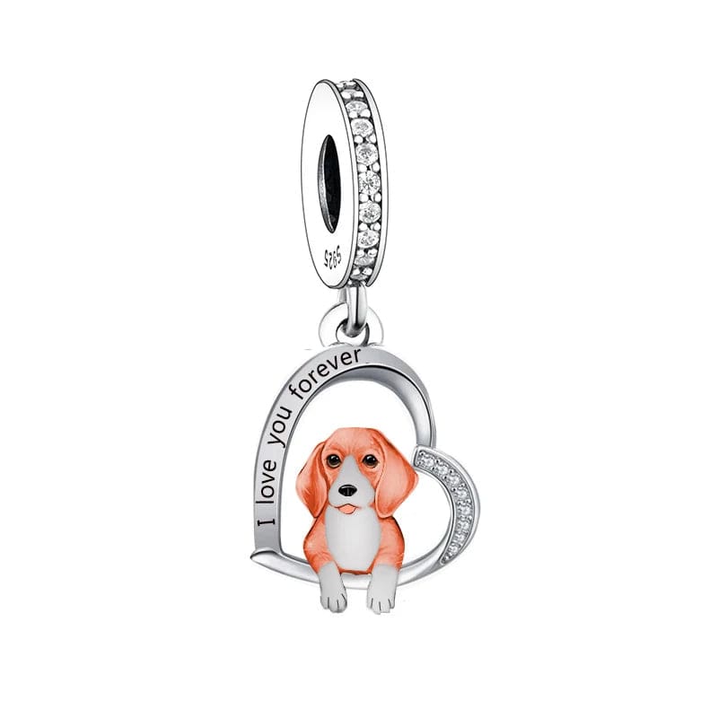 Amarante Jewelry Beagle Dog Charm