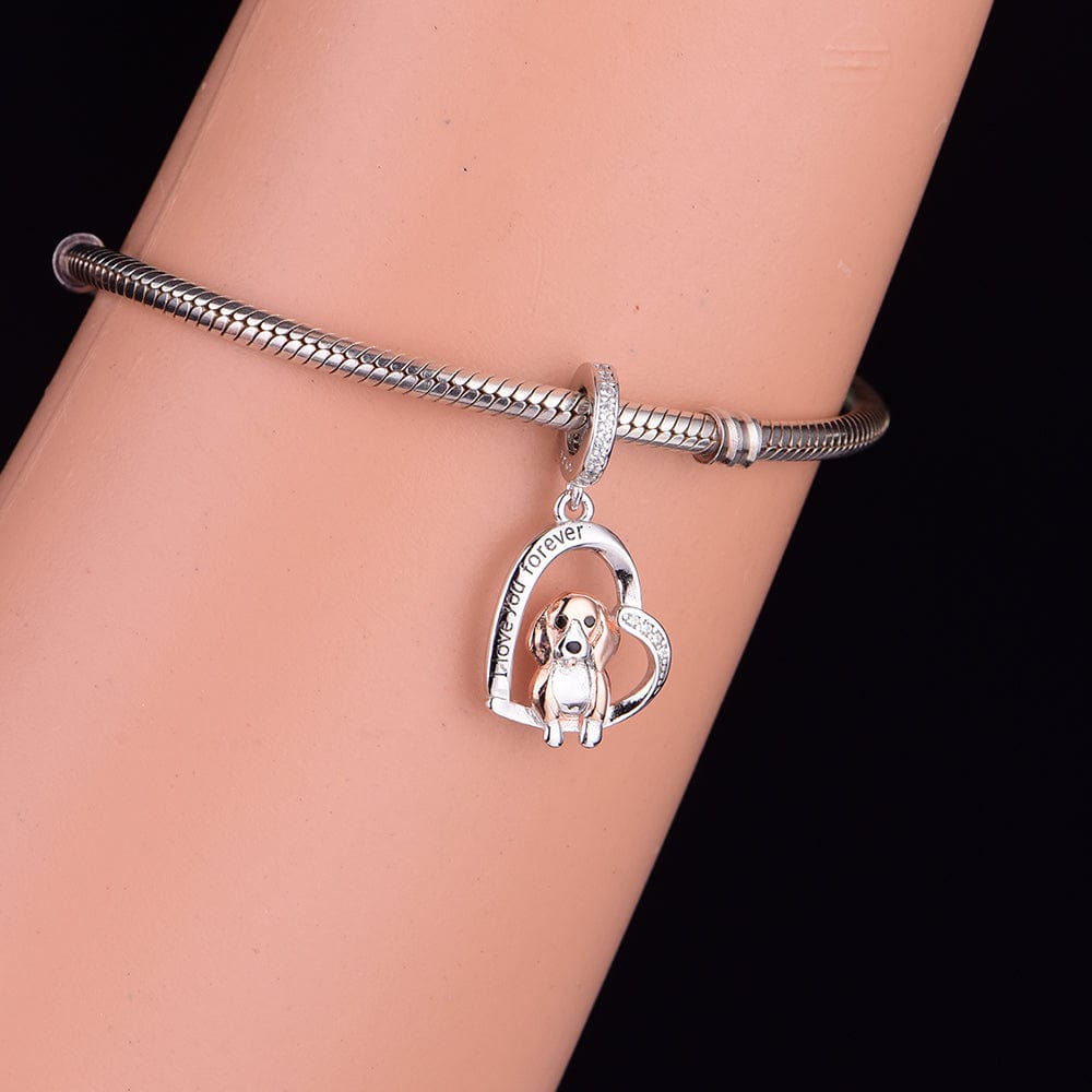 Amarante Jewelry Beagle Dog Charm
