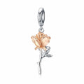 Amarante Jewelry Beauty and the Beast Rose Dangle Charm