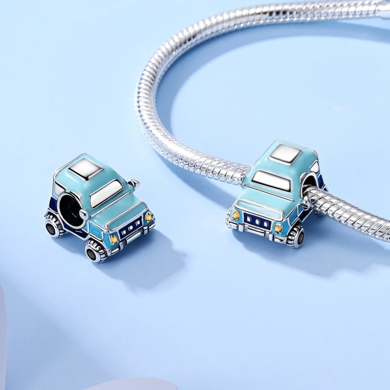 Amarante Jewelry Blue Adventure Jeep Charm