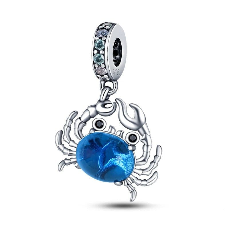 Amarante Jewelry Blue Crab Charm